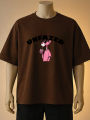 "UNFAZED" Pink Panther Graphic Printed T-Shirt - Blue, Brown, Cream, Maroon, White. 