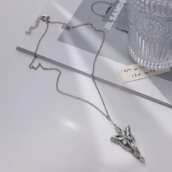 %5B%20New%20%5D%20The%20Lord%20of%20the%20Rings%20Magic%20Ring%20Fairy%20Princess%20Ornament%20Twilight%20Star%20Necklace%20Dawn%20Star%20Men's%20and%20Women's%20Necklaces%20-%20Image%204