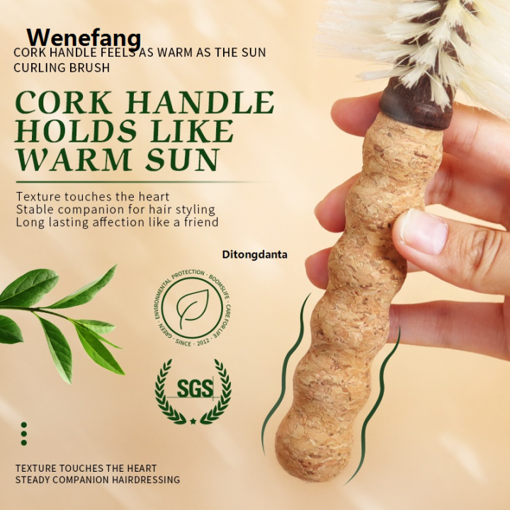 Wenefang%20Wooden%20handle%20curling%20barrel%20cork%20hair%20brush%20boar%20ladies%201PC%20bristle%20round%20handle%20styling%20comb%20anti-static%20hair%20tool%20-%20Image%202