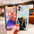 UCUC for Realme 9 Pro / OnePlus Nord CE 2 Lite 5G Back Cover + Free Lanyard Cap Luffy Luxury 6D Plating Soft Silicone Phone Case. 