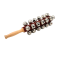 1 PCS Hand JingleBells Stick Musical Percussion Instrument Bells for Holiday Home. 