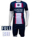 PSG Home football Jersey Set For Men/ Short Sleeve | PSG Jersey Set For Men | Jersey Set For Men | Regular Fit Jersey Set. 