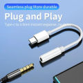 Type C To 3.5 mm Aux Adapter Cable For iPhone 15 Pro Max Huawei Xiaomi Redmi USB C 3.5mm Jack Headphones Audio Adputer Wire. 
