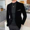 Velvet New Model Textured Korean Blazer For Men. 