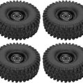 1/10 simulated climbing wheel 1.9 inch climbing car tire including wheel hub and tire skin SCX10 90046 D90 (4 PIECES). 