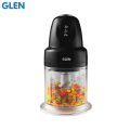 Glen Electric Chopper with 2 Stainless Steel Blades & Whisking Disc 0.5L Bowl 200W. 