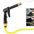 High Pressure Brass Nozzle Spray Water Gun For Cleaning Car Wash, Water Jet Hose Nozzles Pipe For Gardening, Bike,Car Wash,Window Cleaning. 