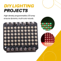 RGB-MATRIX-Soldered XIAO-6x10-RGB-Matrix WS2812B RGB LED Matrix Panel Programmable Pixel Display for -XIAO, DIY Lighting Projects. 
