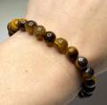 8 MM Tiger Eye Unisex Bracelet. 