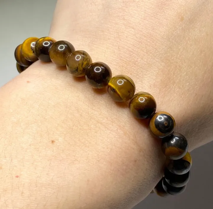 8%20MM%20Tiger%20Eye%20Unisex%20Bracelet%20-%20Image%205
