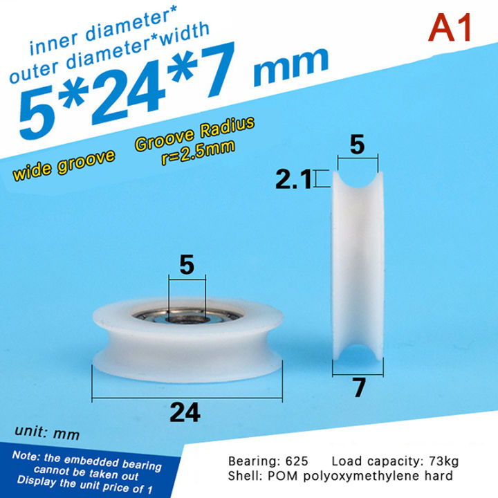 High%20Quality%20U%20Groove%20625%20Round%20Pulley%20Ball%20Bearing%20Wheel%20Roller%20For%20Door%20Windows%20Shower%20Pulleys%20Drawer%20POM%20Guide%20Wheel%20CF8%20-%20Image%204