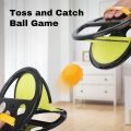 Toss and Catch Ball Games, Hand Catching Racket with 2 Balls Outdoors Yard Garden Toys for Kids Interactive Game. 