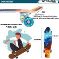 Portable Big Skateboard(For all Age Group) Colours May Vary. 