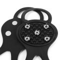 2Pcs 8 Teeth Ice Gripper Spike for Shoes Winter Outdoor Anti-Slip Hiking Mountain Climbing Crampons Anti-slip Shoe Covers. 