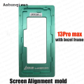 Ashunqiwen phone repair tools LCD Screen Alignment Laminating Mold Rubber Pad With Bezel Frame Space For iPhone 14 Pro Max 13 Plus 12 Mini Display Repair ToolScrew Nut Drivers. 