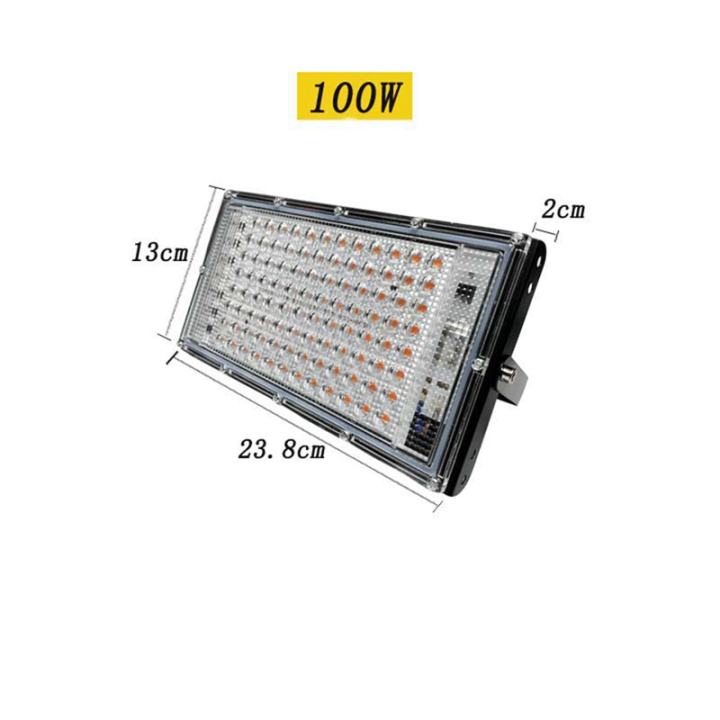 Full%20Spectrum%20LED%20Grow%20Light%20Range%20Lamp%20Outdoor%20Floodlight%20for%20Plants%20Tent%20Flower%20Seeding%20100W%20EU%20Plug%20-%20Image%202