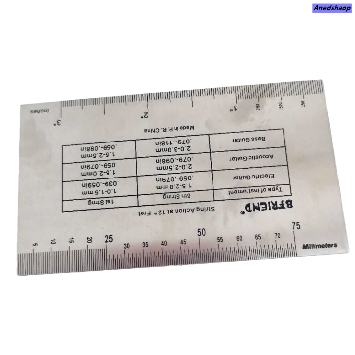 Ukulele Ruler Anedshaop String Action Ruler Gauge,Guitar Repairing Tool ...