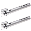 NAMUNY 2 Pcs 100X Jewelry Gem Handheld Pocket LED Lights Miniscope Loupe Magnifier Pen Zoom. 