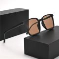 Evove 163mm Oversized Men Sunglasses Women TR90 Big Large Sun Glasses for Male Female Square Fashion Black Grey Shades Fat Face. 