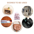 72Pcs Natural Balls Aromatic Red Wooden Balls for Clothes Storage Drawer Wardrobe Freshener Accessories. 