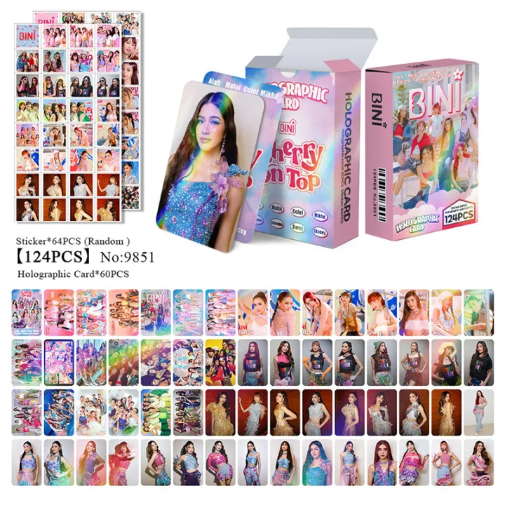 124pcs%20Bini%20Lomo%20Card%20Photo%20Card%20HD%20Printed%20Laser%20Holographic%20Card%20Fans%20Gift%20Aiah%20Colet%20Maloi%20Gwen%20Stacey%20Mikha%20Jhoanna%20Sheena%20JINBING%20-%20Image%203