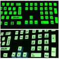 Standard Backlight English Glow In The Dark Luminous Large Letter Sticker Fluorescent Keyboard Cover Keyboard Sticker Full Keyboard. 