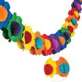 OYPFXMI 2X Paper Garland Decorations, Mexican Banner Hibiscus Garland Flower Banner Tropical Paper Flowers. 
