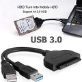 Usb 3.0 to Sata 22P 2.5 Hard Disk Driver Adapter Usb Cable. 