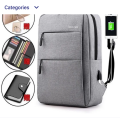 Slim Laptop Backpack With USB Charging Port Bag for Men and Women - Bag for Men & Women | Fashion Unisex Laptop Backpack. 