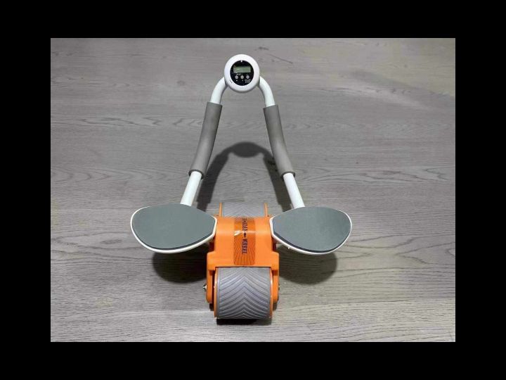 2 in 1 Auto Rebound Abdominal Wheel With Digital Display