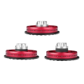 10Pcs Carbon Fiber Wheel Hex Hub Extension Adapter Offset Spacer 3mm Thickness Fit for 1.9inch 2.2inch Wheel Rim Hub. 