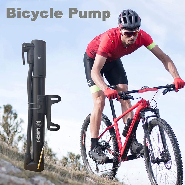 LECHI Bike Mini Pump Portable, Bicycle Tire Pump, Air Pump