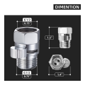 Shower Head Shut Off Valve Shower Flow Control Valve G1/2 Flow Pressure Regulator for Handheld Shower Bidet Sprayer. 