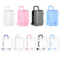 Durable Mini Luggage Storage Case Versatile Portable Lightweight Cute  Suitcase Candy Box Transparent Mini Suitcase Candy Box for Wedding favors Party decorations Travel accessories Jewelry storage. 