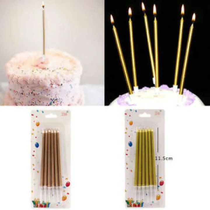 Gold%20Birthday%20Candles%20Pack%20Of%206%20-%20Image%203
