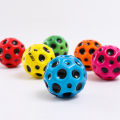 1pc Useful Hole Ball Soft Bouncy Ball Anti-fall Moon Shape Porous Bouncy Ball Kids Indoor Toy Ergonomic Design EATOP. 