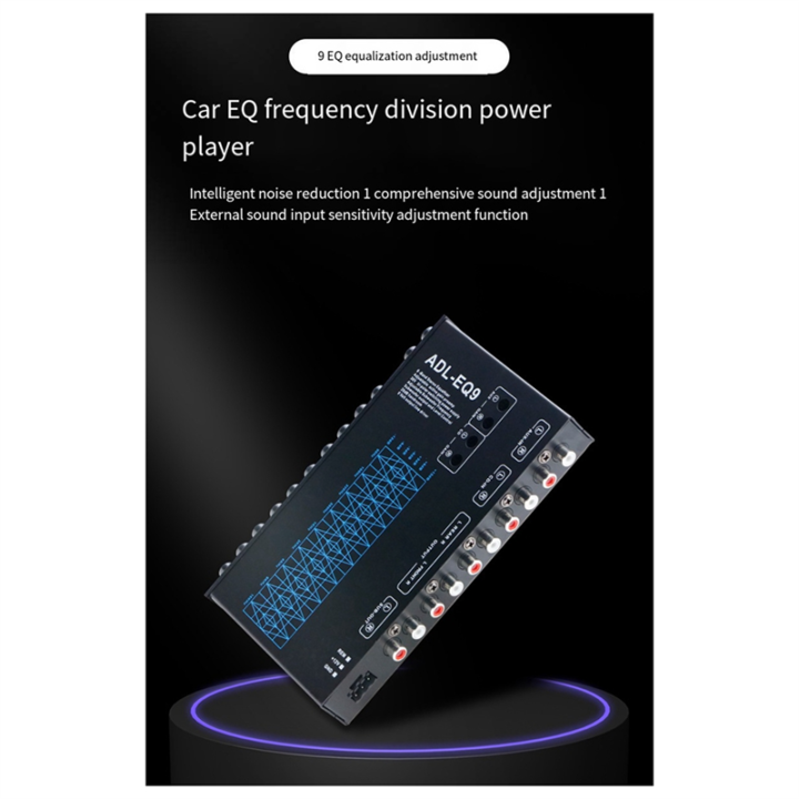 Auto%20Square%209%20Band%20Graphic%20Equalizer%20Digital%20Car%20Audio%20Car%20Amplifier%20Equalizer+Adjustable%20Filter%20-%20Image%202