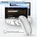 Wenefang Home Gaming Mouse Gaming Electric Ergonomic Quiet 1600D Dual Mode 2.4G Wireless Profesional Mouse PI Type-C Rechargeable Sound Mouse Suitable for Laptop Gaming. 