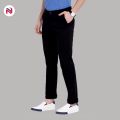 Nyptra Black Stretchable Cotton Chinos For Men - Fashion | Chinos Pants | Pants For Men | Men's Wear |. 