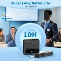 F11-2 Wireless Microphone 3 in 1, Noise Cancellation Wireless Mic for Youtubers, Video Recording, Facebook, Compatible with Type-C. 