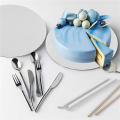White Cake Boards Round 25 Pack - 10 Inch Cardboard Cake Rounds Circles Disposable Cake Platter Board Base Tray. 