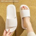 Comfortable Fashion Thick Platform Slippers Beach Shoes Soft Sole Couple Non-slip Flip Flops Slide Sandals Simplicity Unisex House Shoes Men Women. 