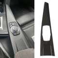 For 3 4 Series F30 F31 F32 F36 3GT 320i Carbon fiber Car Center Console Gear Shift Panel Sticker Cover Interior Decoration. 