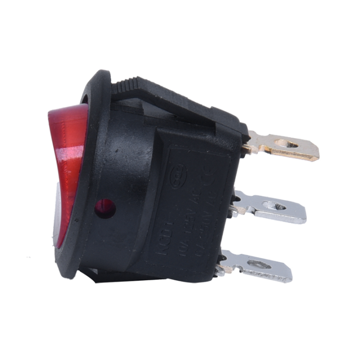 FORIDE%204X%20Rocker%20Switch%20Bipolar%20ON%20OFF%20Red%203%20Pins%20220V%20-%20Image%203