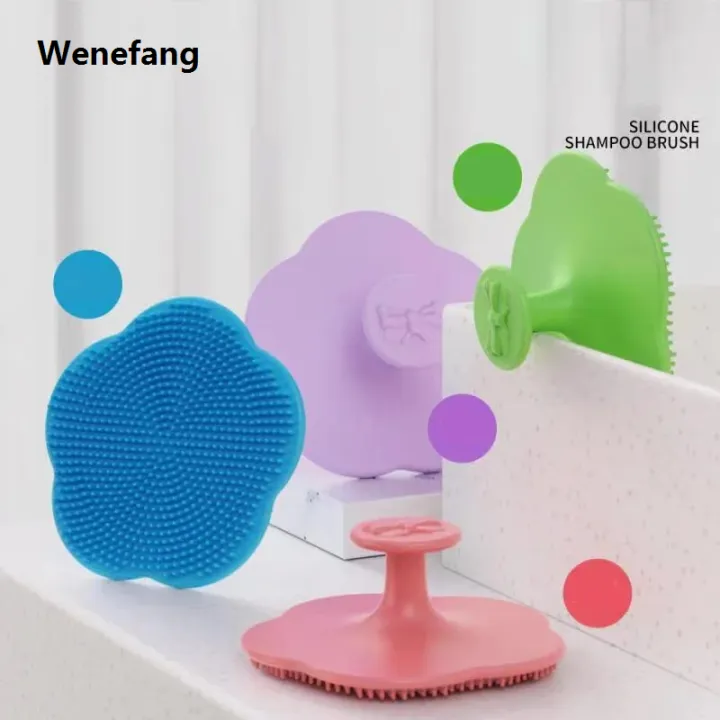 Wenefang%201Pc%20Baby%20Bath%20Brush%20Cute%20Infant%20Fetal%20Head%20Fat%20Cleaning%20Silicone%20Brush%20Newborn%20Soft%20Hair%20Comb%20Head%20Massager%20Baby%20Care%20Accessorie%20-%20Image%202