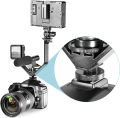 V-Shape Triple 3 Universal Cold Shoe Mount Bracket For DSLR Camera Microphone LED Light. 