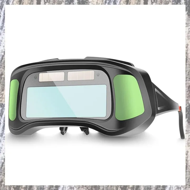 Automatic Dimming Welding Goggles Large View Auto Darkening Protective ...