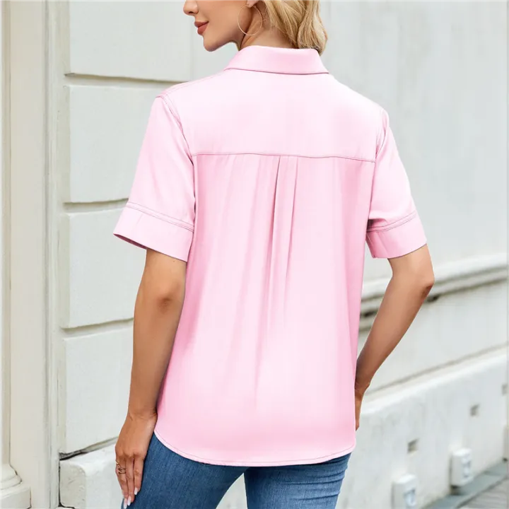 Womens%20Button%20Down%20Shirt%20Pink%20XXL%20-%20Image%203