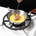 Flat Bottom 304 Stainless Steel Frying Pan Wooden Handle Oven Safe Cooking Pan Small Nonstick Omelette Pan Chef. 