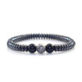 Black Black agate bracelet eye Magnetic bracelet Magnetic Agate for Health Fashion accessory Meditation. 